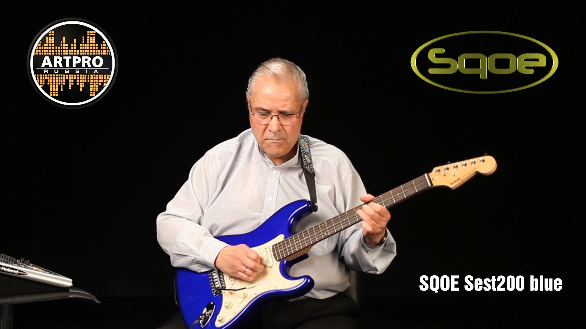 Пример игры на гитаре SQOE Sest200 blue, cover Ritchie Blackmore - Maybe next time